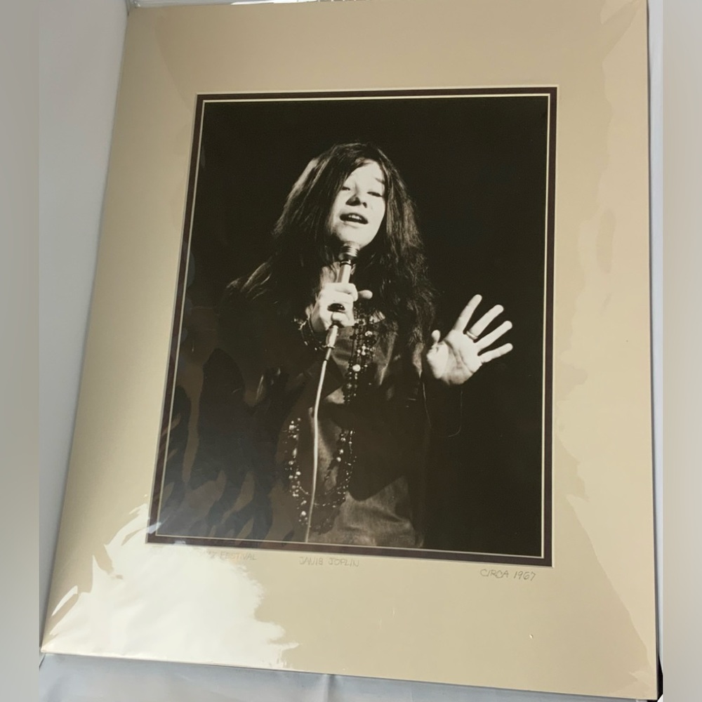1967 Janis Joplin Photo Monterey Jazz Festival By Baron Wolman